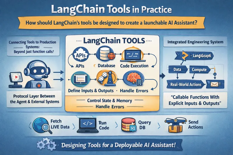 如何写好 LangChain Tools:不是会调函数就够了,而是怎么把工具真正接进工程系统